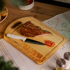 Обробна дерев'яна дошка прямокутна 35×25 см ясен C16W250350