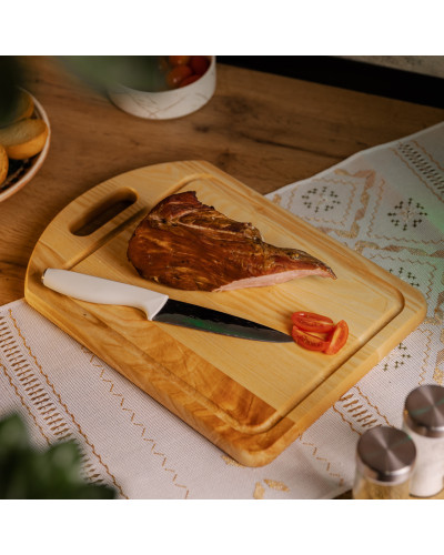 Обробна дерев'яна дошка прямокутна 35×25 см ясен C16W250350