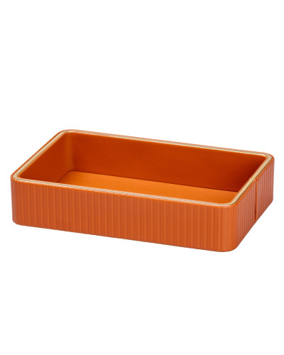 Серветниця на стіл прямокутна 25 х 15.5 х 5 см органайзер для серветок Коричневий