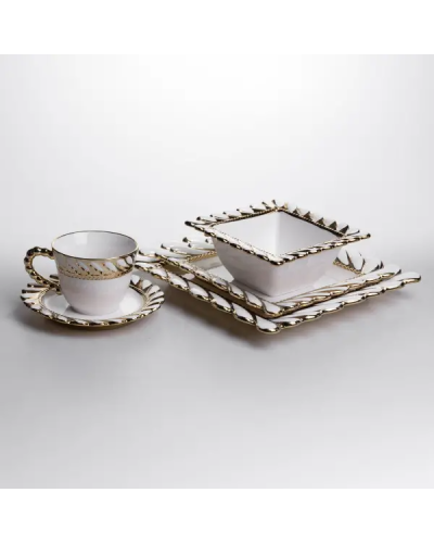 Сервіз порцеляновий Tiffany 24 предмети на 6 персон XZ-24PCS