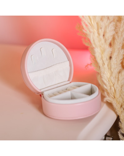 Скринька для прикрас з еко шкіри 10×9×4.5 см ​​органайзер для ювелірних виробів HP-5-31P