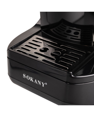 Кавомашина 700 Вт професійна електрична кавоварка Sokany SK-04010