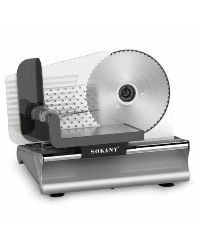 Слайсер професійний Sokany 500 Вт скиборізка для м'яса SK-446