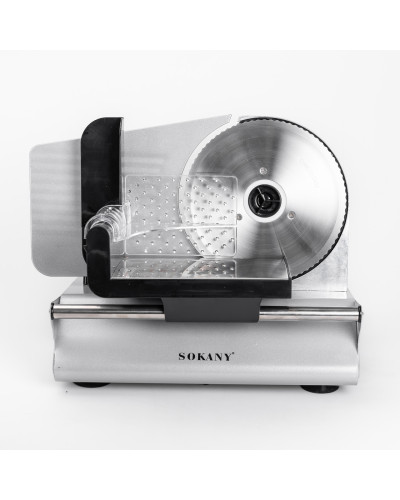 Слайсер професійний Sokany 500 Вт скиборізка для м'яса SK-446