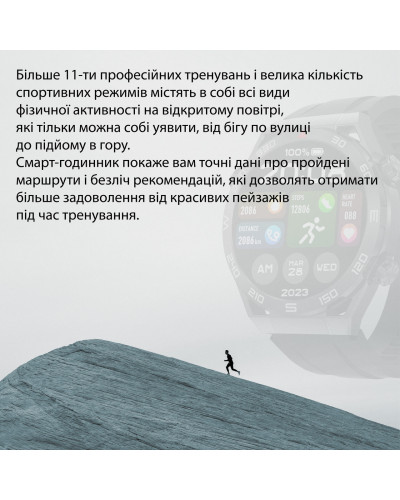 Смарт годинник SmartX X5Max чоловічий / дзвінки (Android, iOS) +2 ремінці