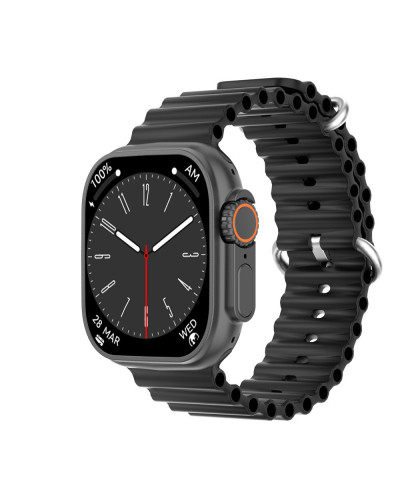Смарт годинник водонепроникний SmartX8 Ultra для чоловіків і жінок / дзвінки (Android, iOS) Чорний Смарт годинник водонепроникний SmartX8 Ultra для чоловіків і жінок / дзвінки (Android, iOS) Чорний