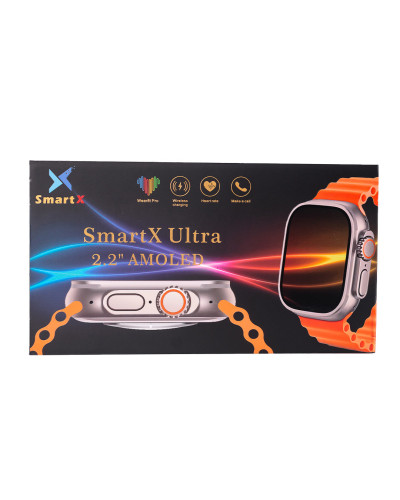 Смарт годинник водонепроникний SmartX8 Ultra для чоловіків і жінок / дзвінки (Android, iOS) Чорний Смарт годинник водонепроникний SmartX8 Ultra для чоловіків і жінок / дзвінки (Android, iOS) Чорний
