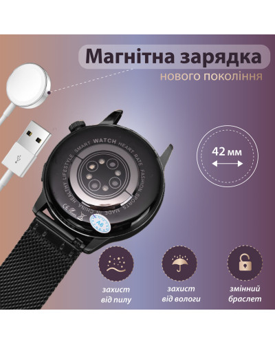 Смарт годинник жіночий водонепроникний G3 Pro Bluetooth 5.2 (Android, iOS)