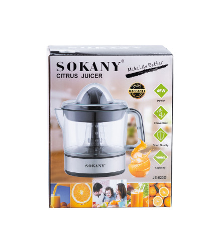 Соковижималка для цитрусових 45 Вт 700 мл Sokany