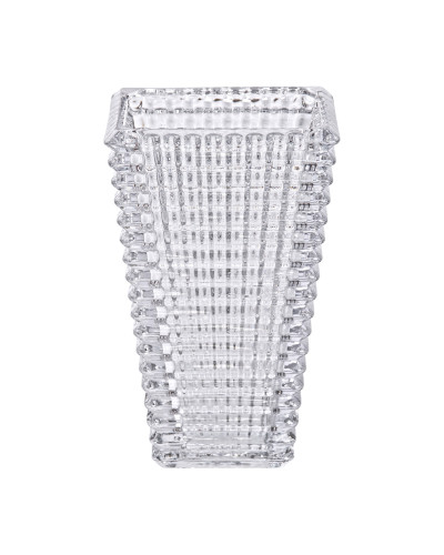 Прямокутна декоративна скляна ваза 13,5 x 10 x 22 см