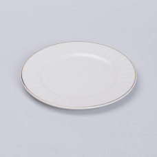 Столовий сервіз на 4 персони керамічний з позолотою Білий