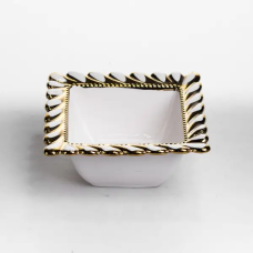 Тарілка глибока порцелянова Tiffany квадратна 15х15х7 см ML2007