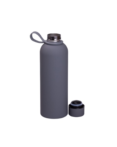 Термопляшка 500 мл сіра