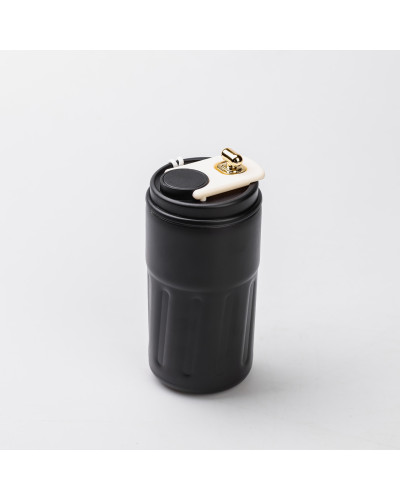 Термочашка Coffee з датчиком температури 500 мл чорна