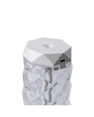 Зволожувач повітря Crystal з лампою для дому портативний USB 400 мл ароматичний дифузор з підсвічуванням