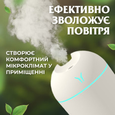 Зволожувач повітря для дому міні портативний USB 250 мл ароматичний дифузор з підсвічуванням Білий