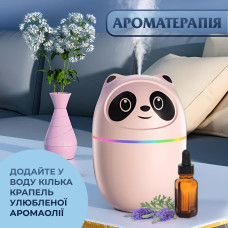 Зволожувач повітря для дому портативний 220 мл у вигляді ведмедика з підсвічуванням