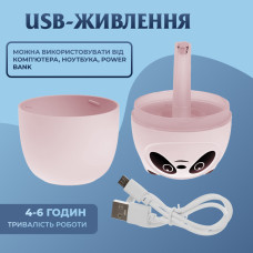 Зволожувач повітря для дому портативний 220 мл у вигляді ведмедика з підсвічуванням