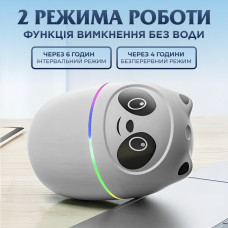 Зволожувач повітря для дому портативний 220 мл у вигляді ведмедика з підсвічуванням Білий