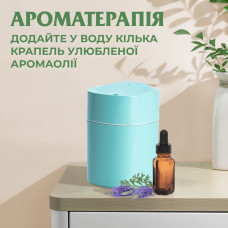 Зволожувач повітря для дому портативний USB 200 мл ароматичний дифузор з підсвічуванням