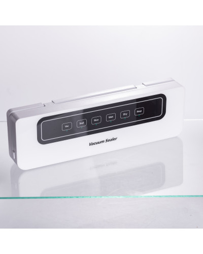 Вакууматор побутовий + 10 пакетів  120 Вт 5 режимів роботи Білий HP-11-18
