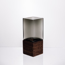 Ваза для квітів квадратна скляна 8×8×20 (см) декоративна HP-19-160-1