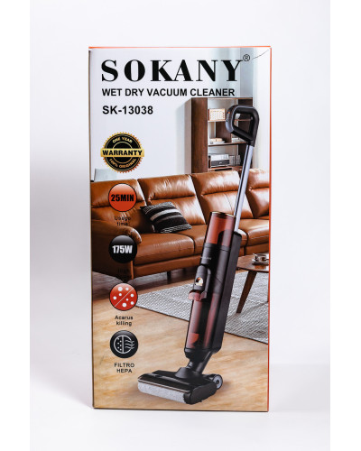 Вертикальний миючий пилосос швабра Sokany бездротовий