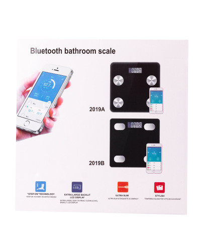 Ваги підлогові електронні Bluetooth до 180 кг блютус із застосунком для смартфона Scale one