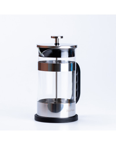 Заварник для чаю френч прес для кави чайник заварювальний скляний 1л